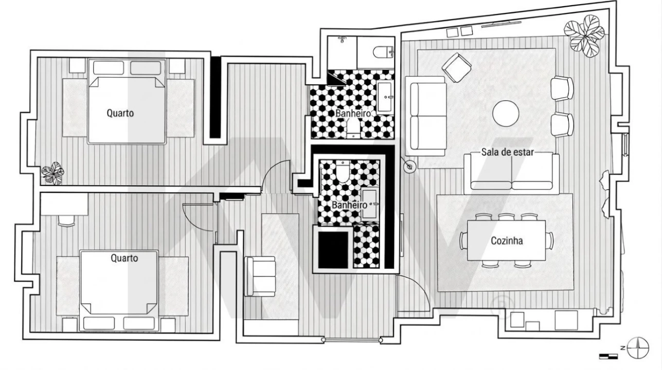 Apartamento T2 para Venda em Arroios Foto 33