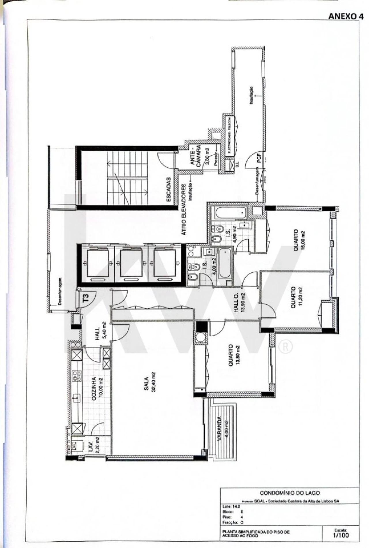 Apartamento T3 para Venda em Lumiar Foto 42