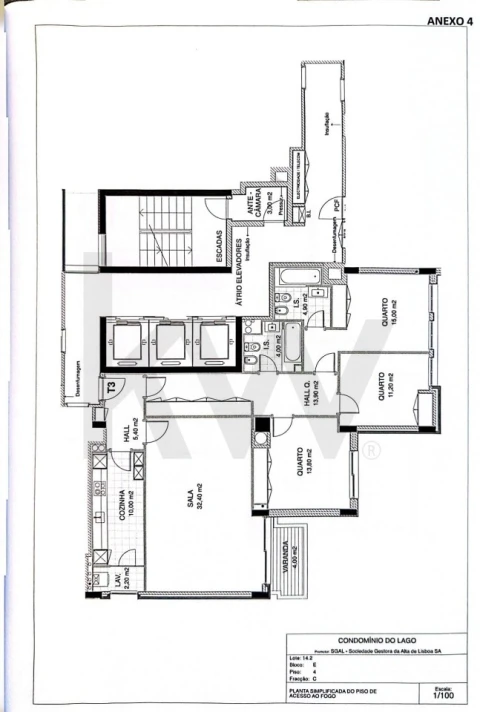 Apartamento T3 para Venda em Lumiar