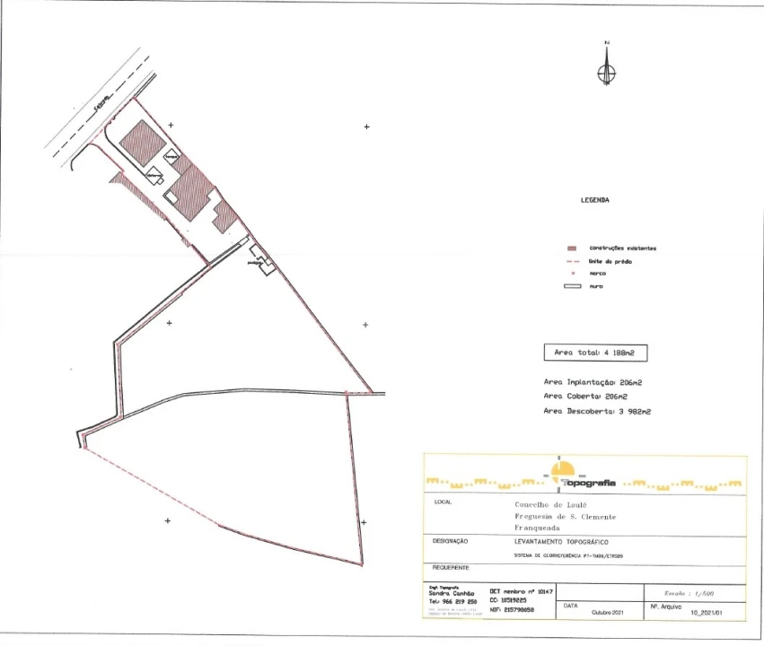 Moradia T2 para Venda em Loule (São Clemente) Planta 2