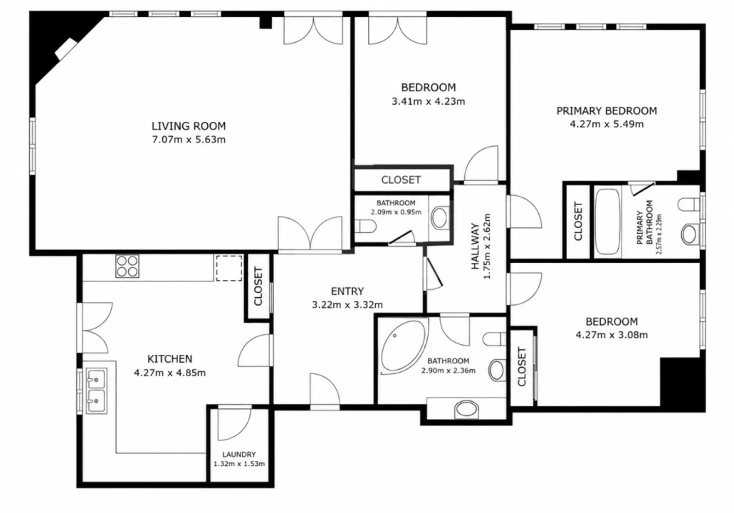 Apartamento T3 para Venda em Santa Maria e São Miguel, São Martinho, São Pedro Penaferrim Foto 34