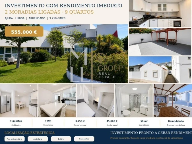 Moradia T9 para Venda em Ajuda Foto 50