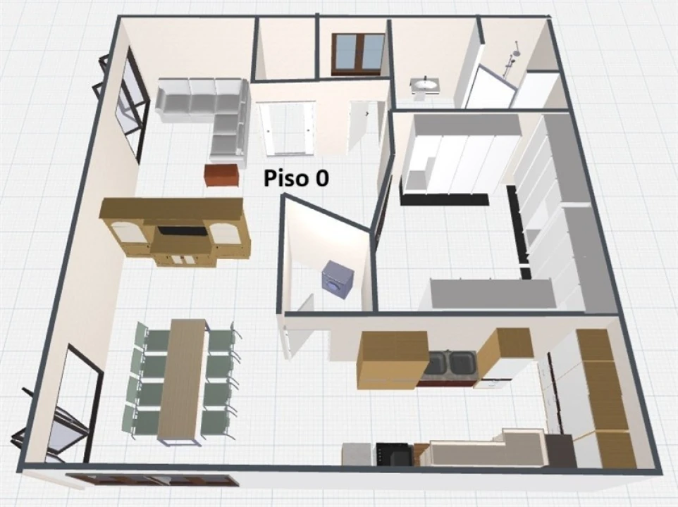 Moradia T4 para Venda em Quarteira Planta 4