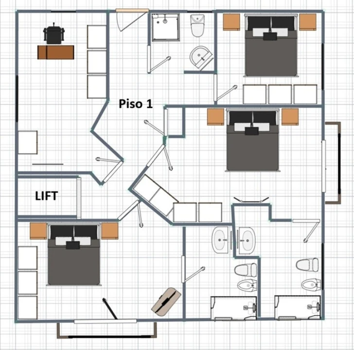 Moradia T4 para Venda em Quarteira Planta 7