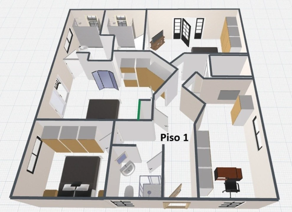 Moradia T4 para Venda em Quarteira Planta 8
