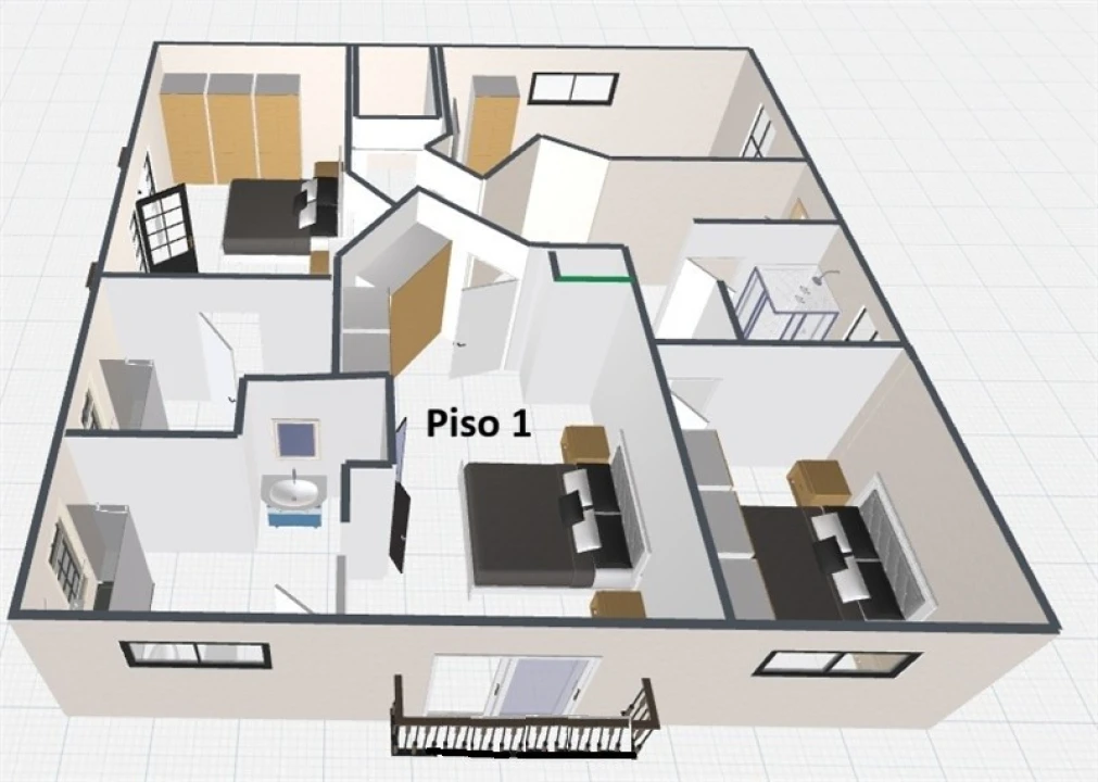 Moradia T4 para Venda em Quarteira Planta 11
