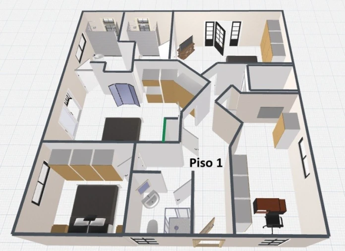 Moradia T4 para Venda em Quarteira Planta 8