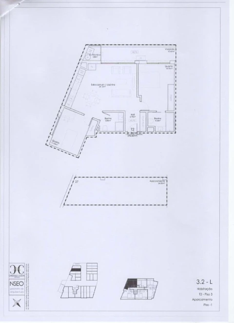 Apartamento T2 para Venda em Gulpilhares e Valadares