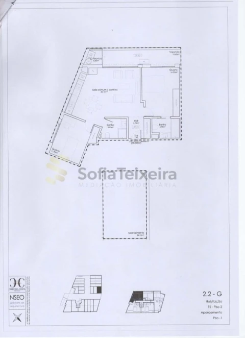 Apartamento T2 para Venda em Gulpilhares e Valadares