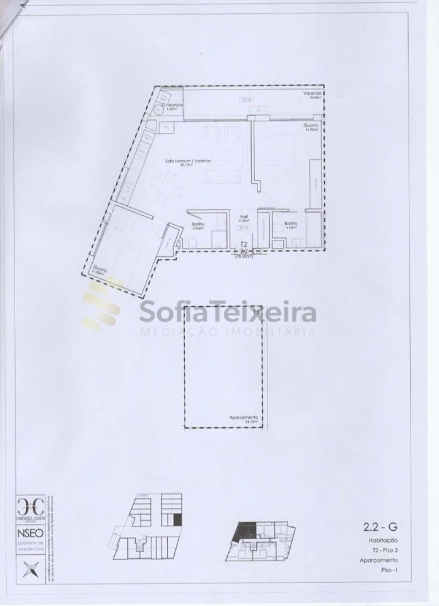 Apartamento T2 para Venda em Gulpilhares e Valadares Foto 14