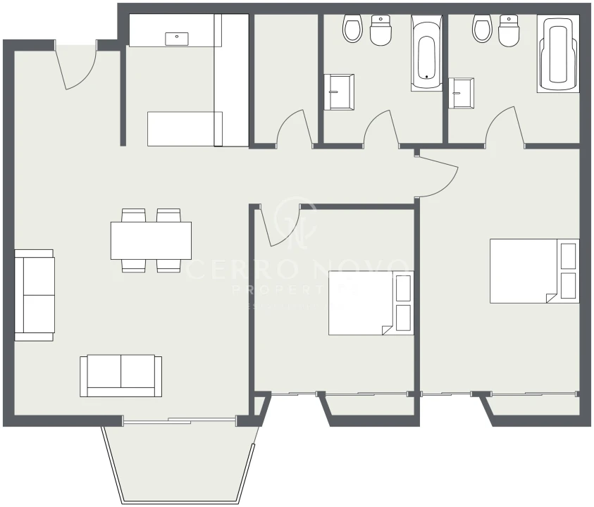 Apartamento T2 para Venda em Albufeira e Olhos de Água Foto 18