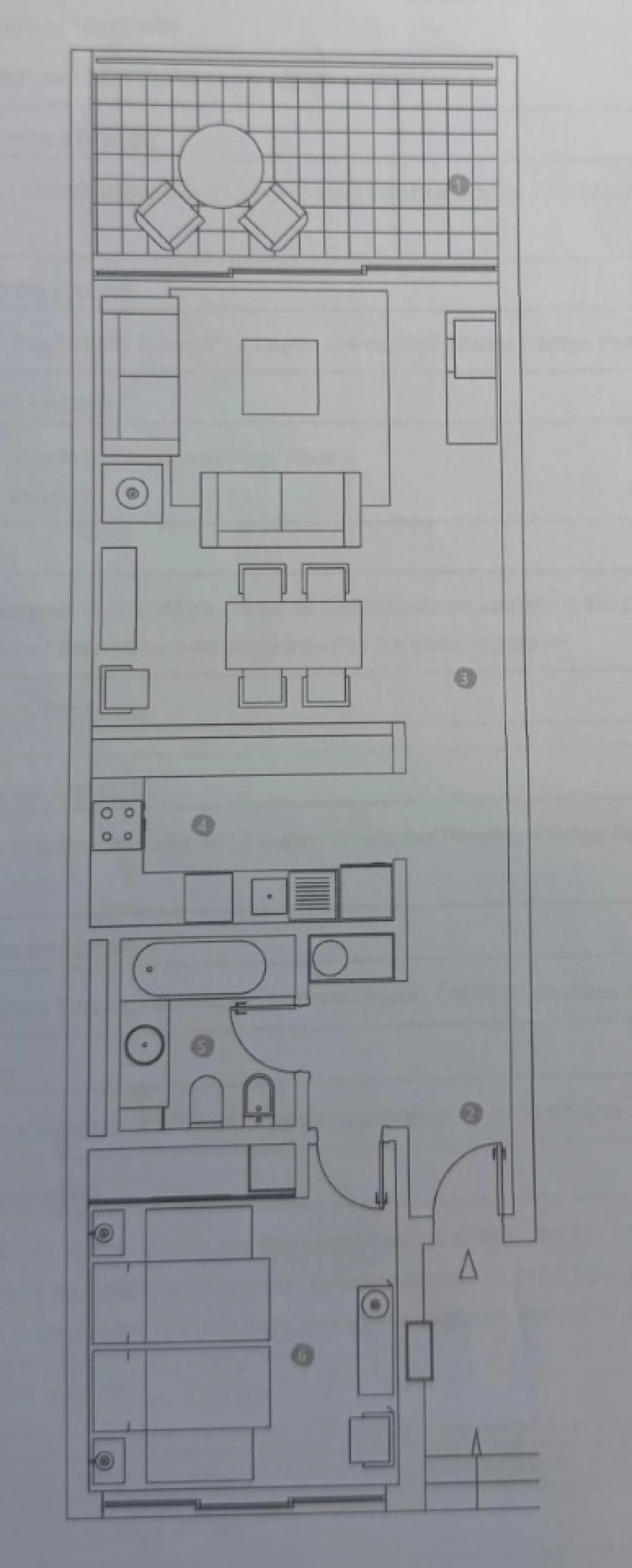 Apartamento T1 para Venda em Portimão Planta 1