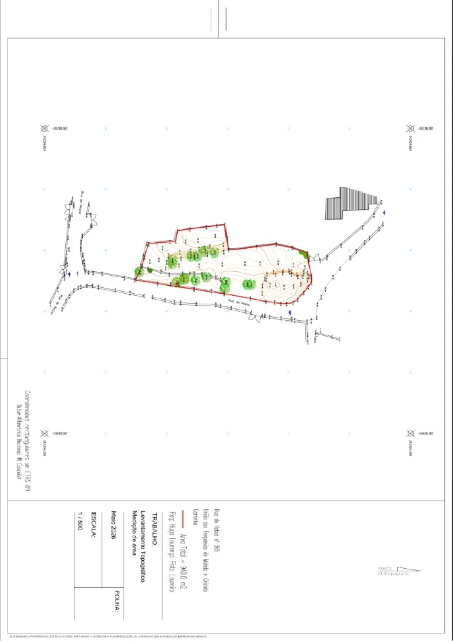 Terreno para Venda em Moledo e Cristelo Planta 1