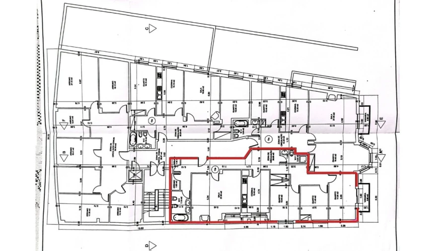 Apartamento T3 para Venda em Alcobaça e Vestiaria Planta 1