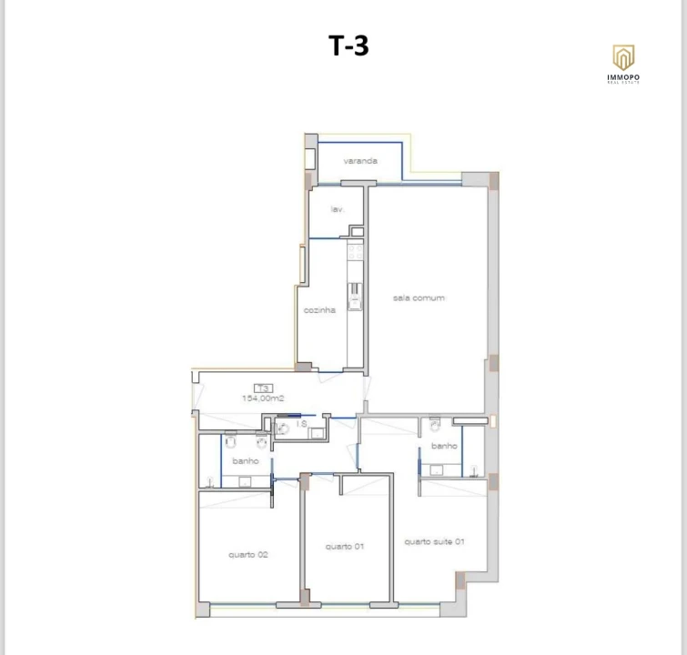 Apartamento T3 para Venda em Cedofeita, Santo Ildefonso, Sé, Miragaia, São Nicolau e Vitória Foto 40