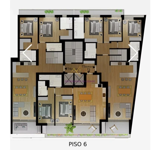 Apartamento T4 para Venda em Loures Planta 1