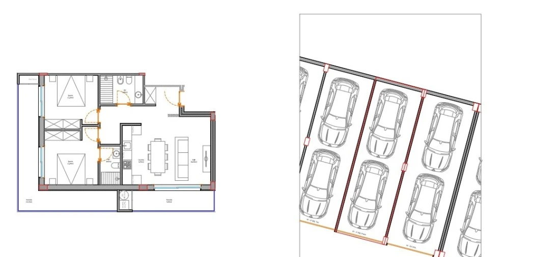 Apartamento T2 para Venda em Real, Dume e Semelhe Planta 1