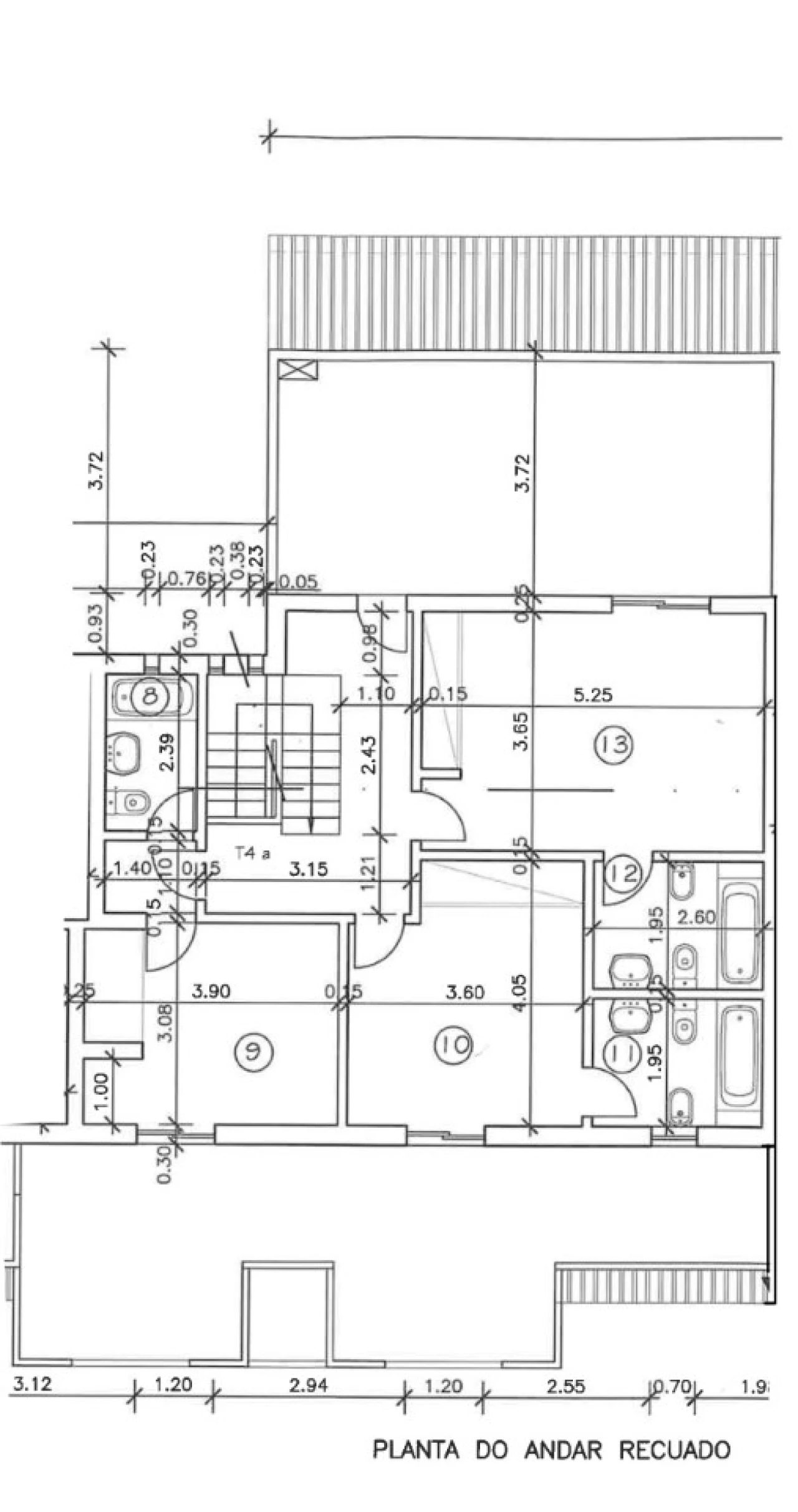 Apartamento T4 para Venda em Loule (São Sebastião) Planta 2