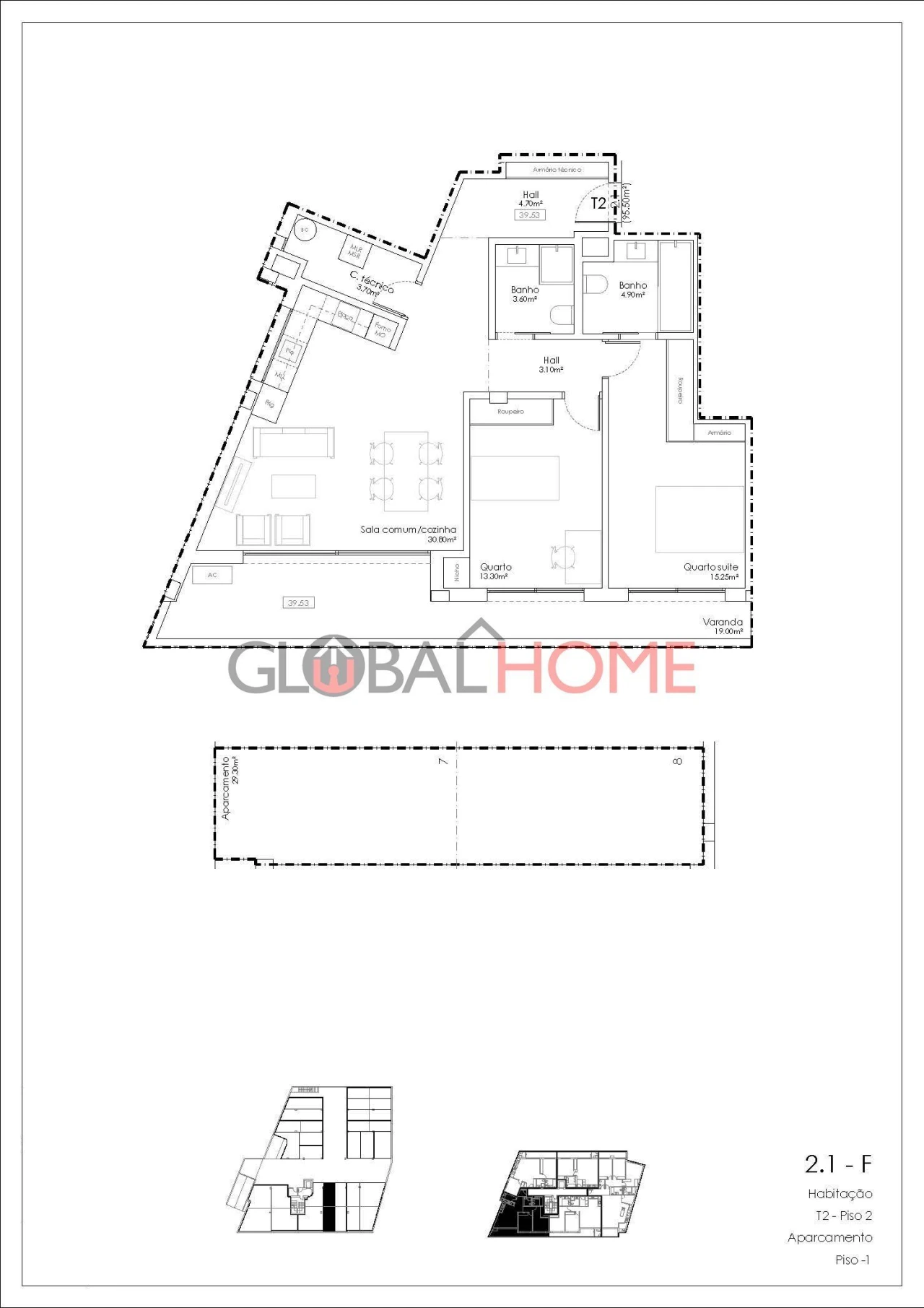 Apartamento T2 para Venda em Gulpilhares e Valadares Foto 13