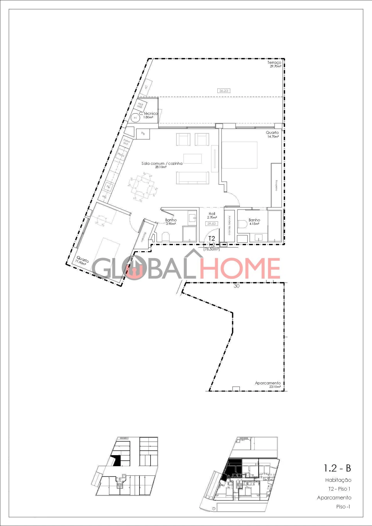 Apartamento T2 para Venda em Gulpilhares e Valadares Foto 11