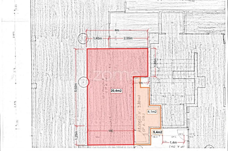 Apartamento T3 para Venda em São João da Madeira Planta 2