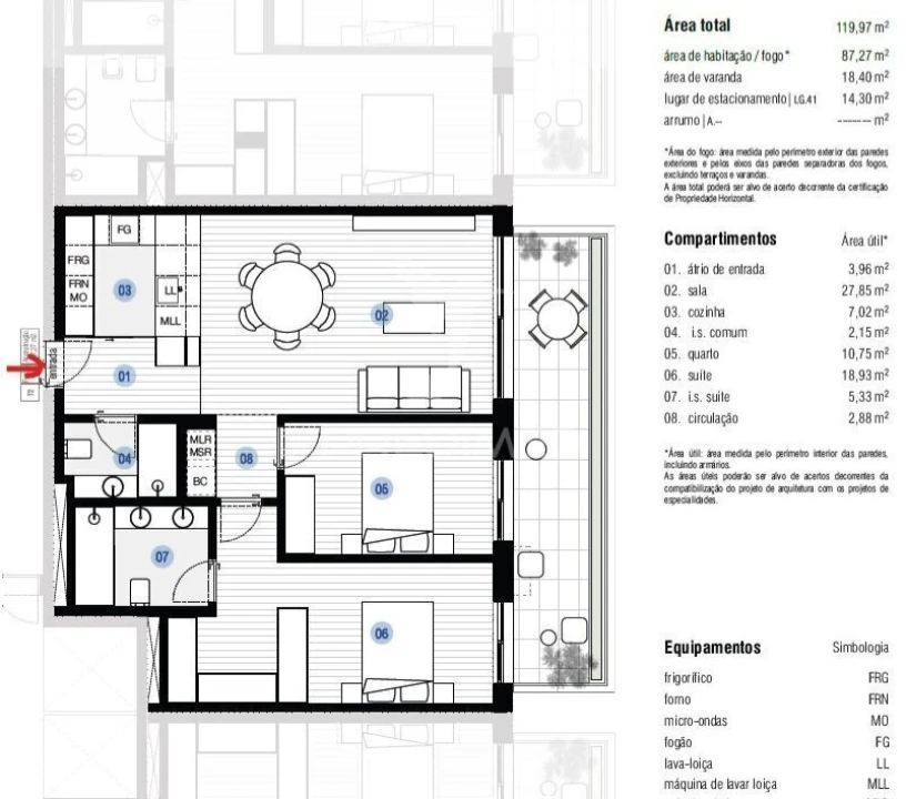 Apartamento T2 para Venda em Canidelo Foto 13