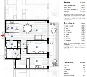 Apartamento T2 para Venda em Canidelo