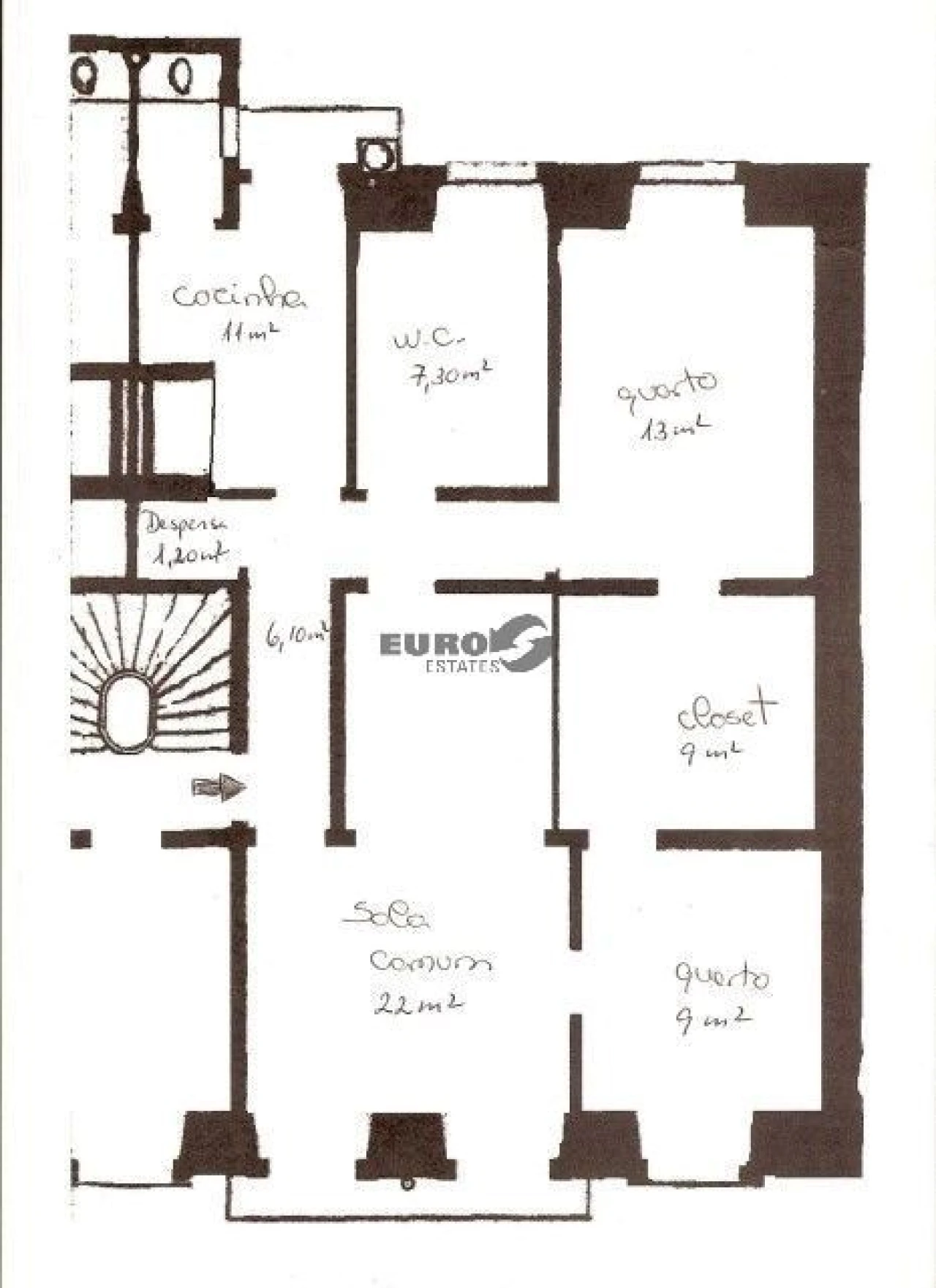 Apartamento T2 para Arrendamento em Arroios Foto 25