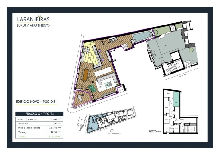 Apartamento T4 para Venda em Aldoar, Foz do Douro e Nevogilde Planta 2