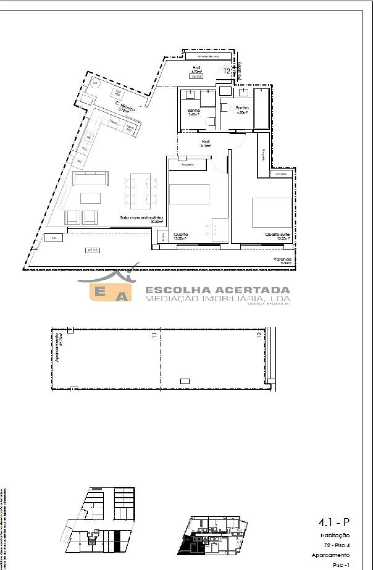 Apartamento T2 para Venda em Gulpilhares e Valadares Foto 17