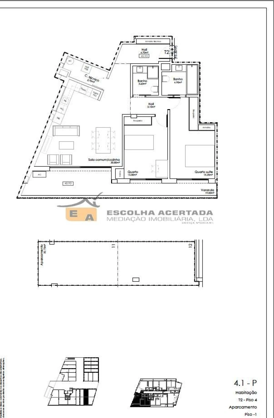 Apartamento T2 para Venda em Gulpilhares e Valadares Foto 17