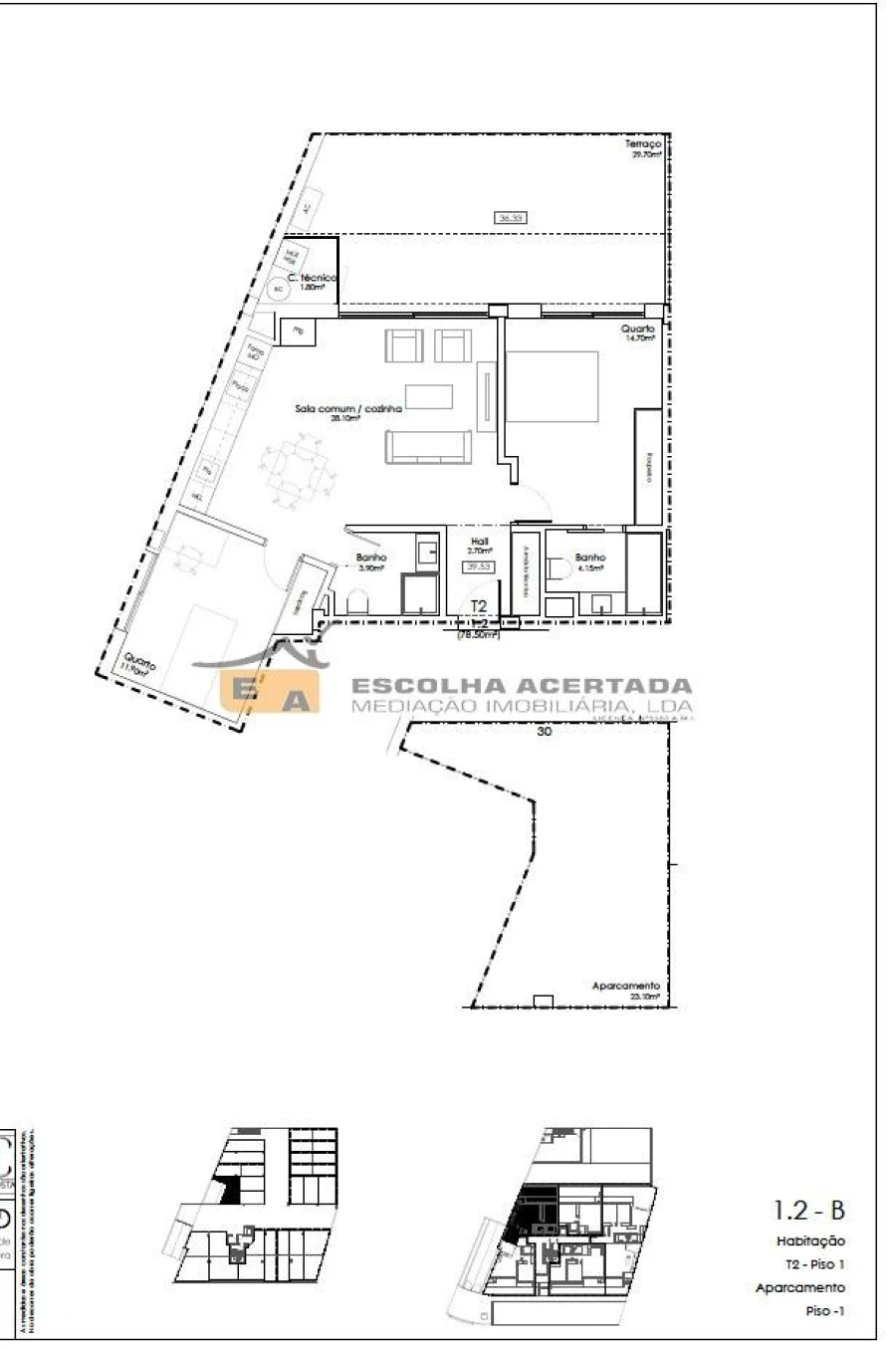 Apartamento T2 para Venda em Gulpilhares e Valadares Foto 18
