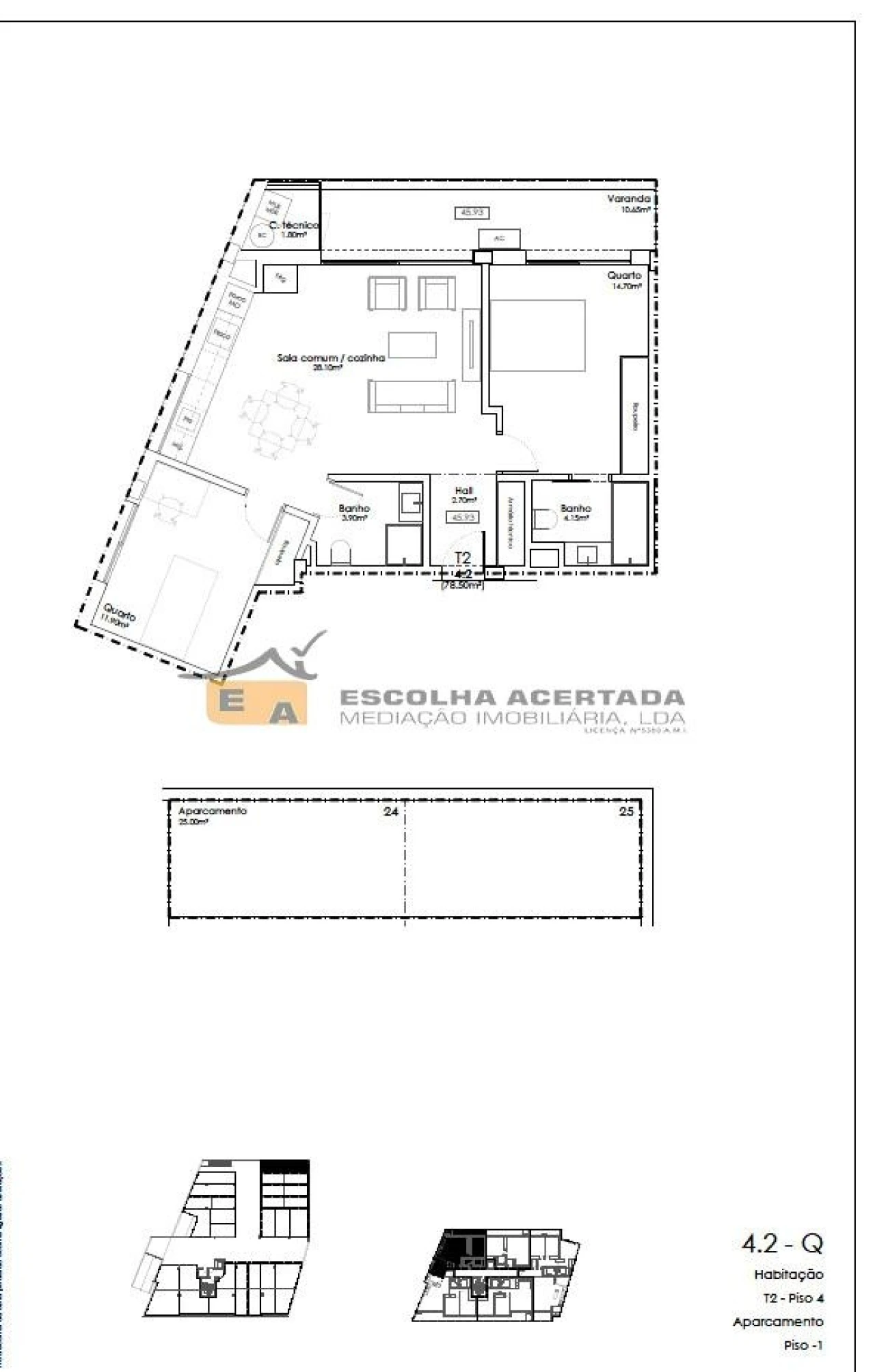 Apartamento T2 para Venda em Gulpilhares e Valadares Foto 20