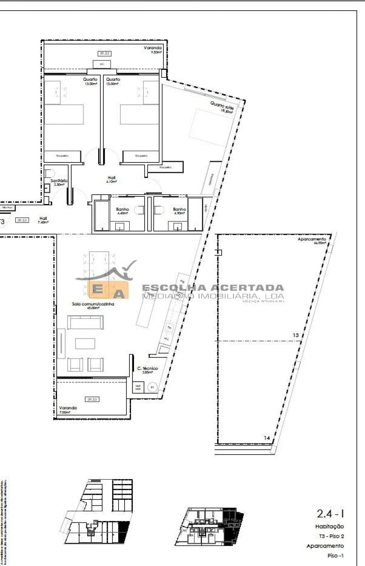 Apartamento T3 para Venda em Gulpilhares e Valadares Foto 15