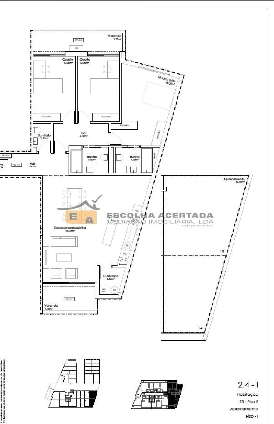 Apartamento T3 para Venda em Gulpilhares e Valadares Foto 15