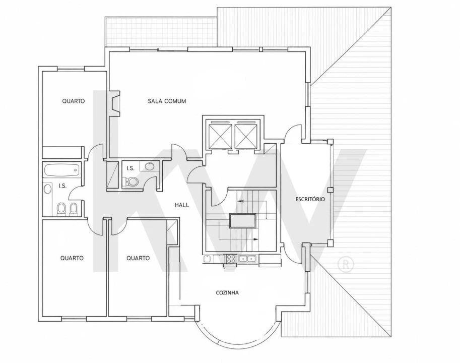 Apartamento T4 para Venda em Carcavelos e Parede Foto 35
