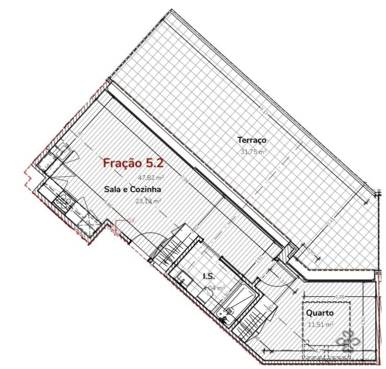 Apartamento T1 para Venda em Avintes Foto 8