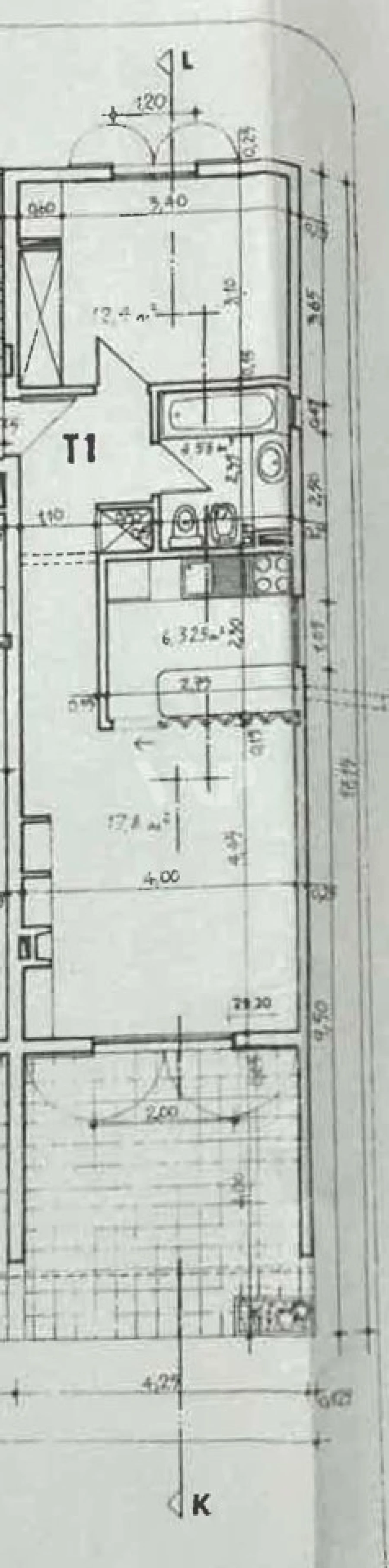 Apartamento T1 para Venda em Quarteira Planta 1