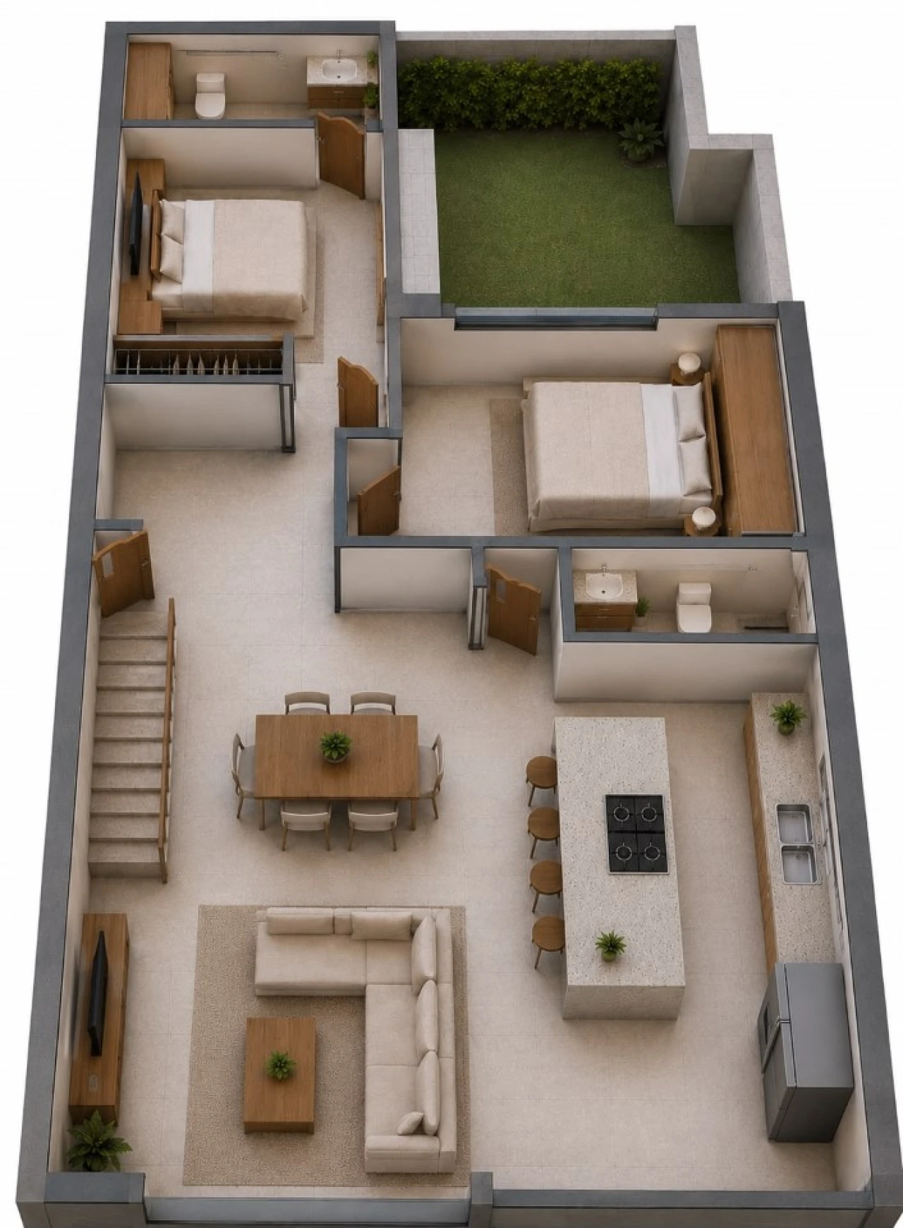 Apartamento T4 para Venda em Monte Gordo Planta 3