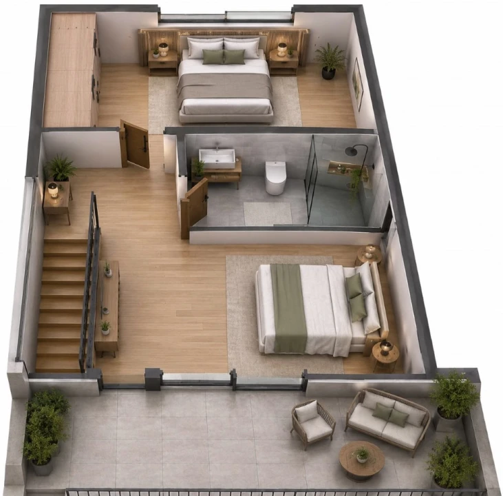Apartamento T4 para Venda em Monte Gordo Planta 4