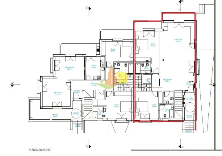 Moradia T4 para Venda em Buarcos Planta 1