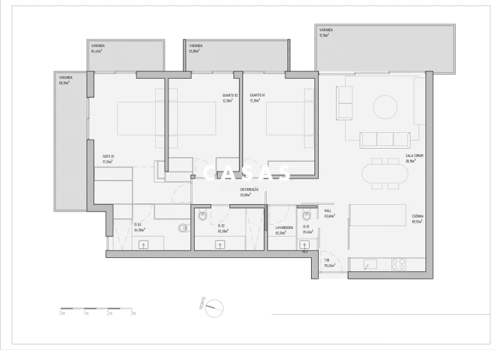 Apartamento T3 para Venda em São Martinho Foto 32