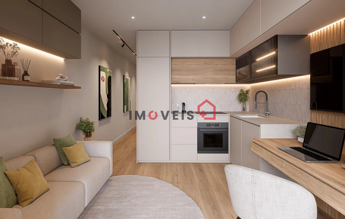 Apartamento T1 para Venda em Parceiros e Azoia Foto 2
