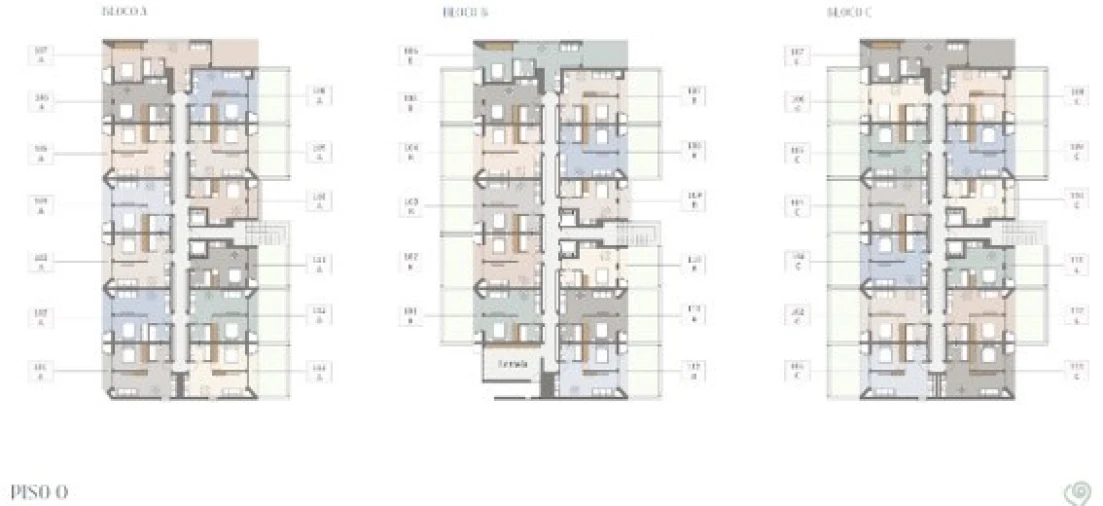 Apartamento T1 para Venda em Torres do Mondego Planta 1
