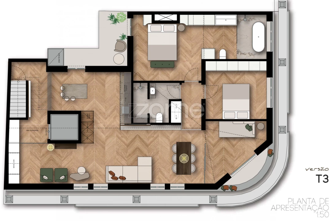 Apartamento T3 para Venda em Avenidas Novas Foto 25