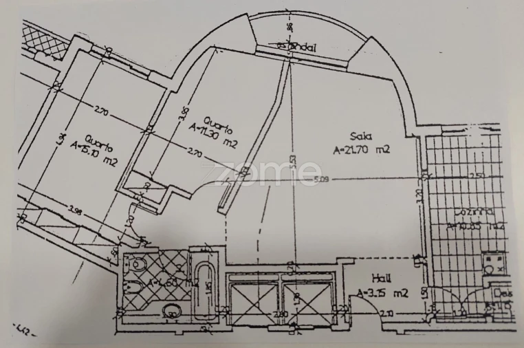 Apartamento T2 para Arrendamento em Odivelas Planta 1