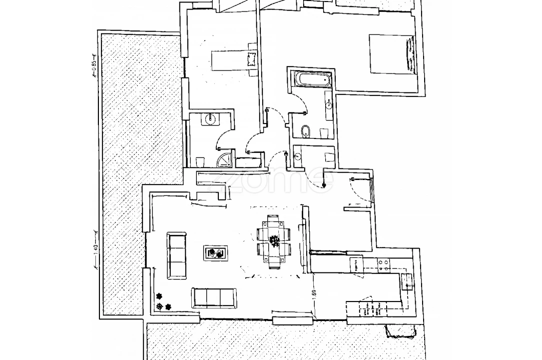 Apartamento T3 para Venda em Malveira e São Miguel de Alcainça Planta 2