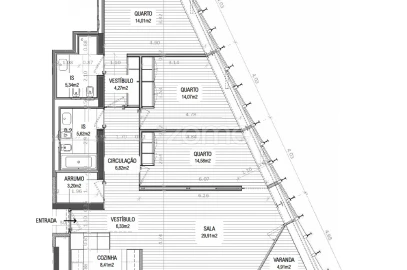 Apartamento T2 para Venda em Areeiro