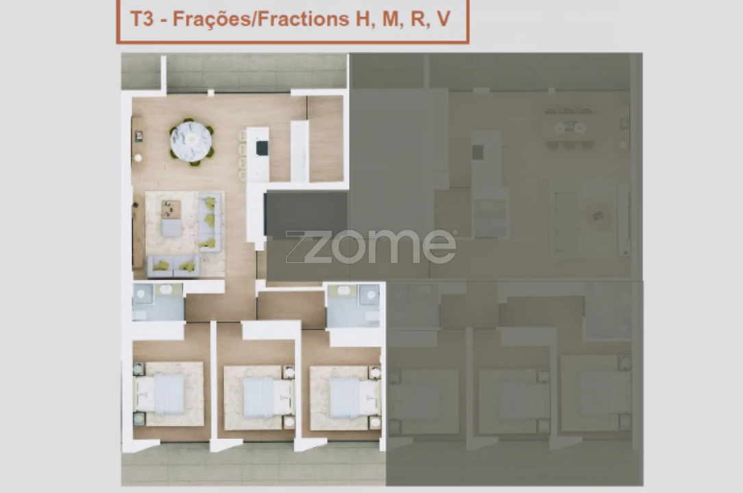 Apartamento T3 para Venda em Margaride, Várzea, Lagares, Varziela, Moure Foto 15