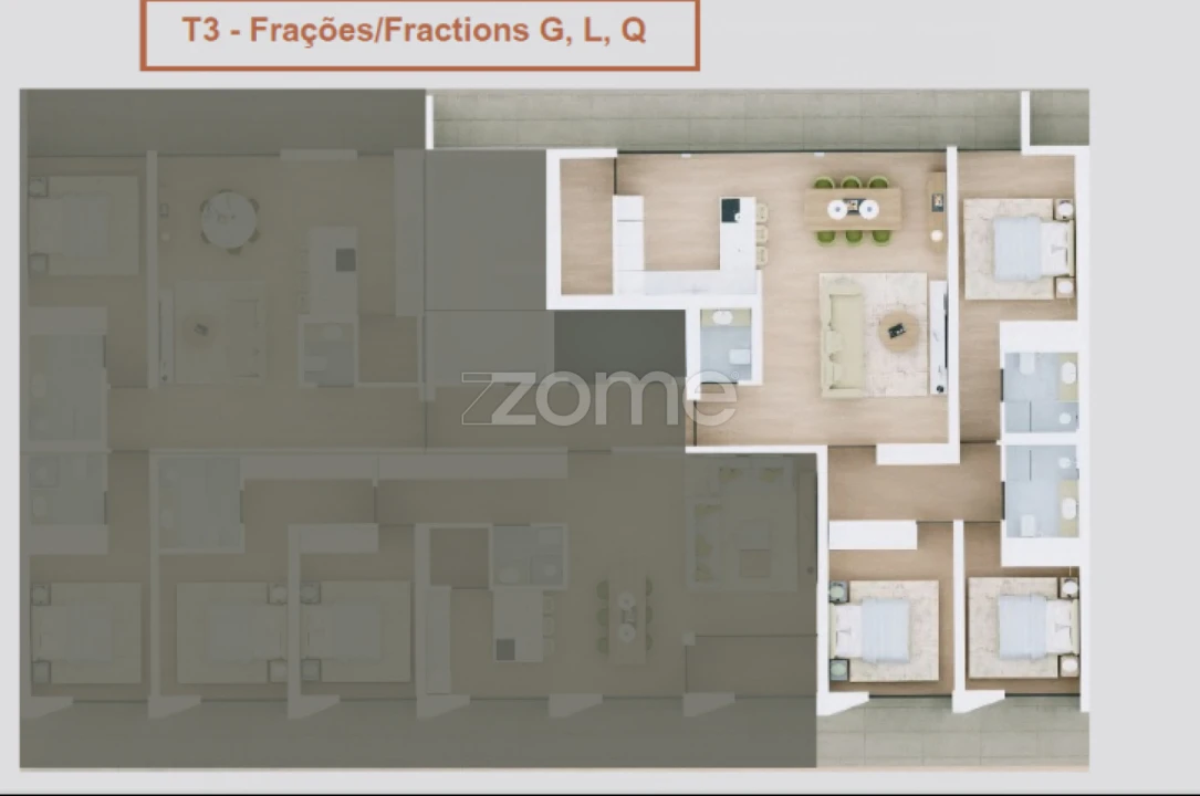 Apartamento T3 para Venda em Margaride, Várzea, Lagares, Varziela, Moure Foto 12